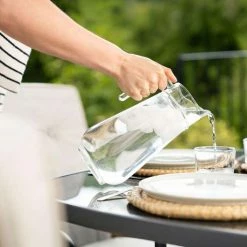 Hadleigh 4 Seater Garden Dining Furniture Set In Grey By Hectare® -Garden Furniture Shop FU10018GRY add image 6 1373