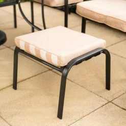 Hadleigh Reclining 6 Seater Garden Dining And Leisure Furniture Set In Beige By Hectare® -Garden Furniture Shop FU10019 add image 8 95d4