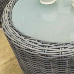 Bunbury Four Seater Rattan Sofa Set in Grey by Rowlinson -Garden Furniture Shop FU100891 add image 3 d1bc