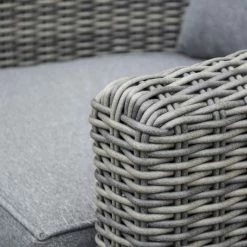 Bunbury Four Seater Rattan Sofa Set in Grey by Rowlinson -Garden Furniture Shop FU100891 add image 4 7b1d