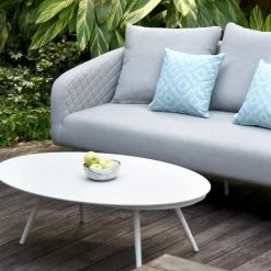 Maze Lounge Ambition Garden 3 Seater Sofa Armchairs and Coffee Table Set in Lead Chine -Garden Furniture Shop FU101526 add image 1 910e