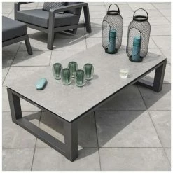 Norfolk Leisure LIFE Alumimium Boston 4 Seat Lounge Set In Lava/Carbon 8 Norfolk Leisure LIFE Alumimium Boston 4 Seat Lounge Set In Lava/Carbon -Garden Furniture Shop FU101706 add image 1 42db