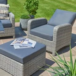 Norfolk Leisure LIFE Rattan Hawaii 6 Seat Sofa Set In Yacht Grey -Garden Furniture Shop FU101738 add image 1 1579