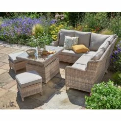 Norfolk Leisure Handpicked Rattan Wroxham 6 Seat Mini Corner In Brown 5 Norfolk Leisure Handpicked Rattan Wroxham 6 Seat Mini Corner In Brown -Garden Furniture Shop FU101828 add image 1 4a0b