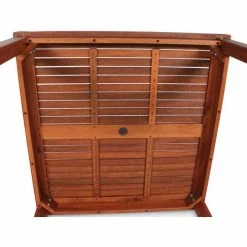 90cm Devon Hardwood Square Table -Garden Furniture Shop FU101893 add image 2 c7a5