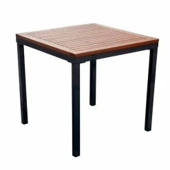 Dorset Square Outdoor Table and 4 Stacking Side Chairs -Garden Furniture Shop FU101903 add image 3 9e3e