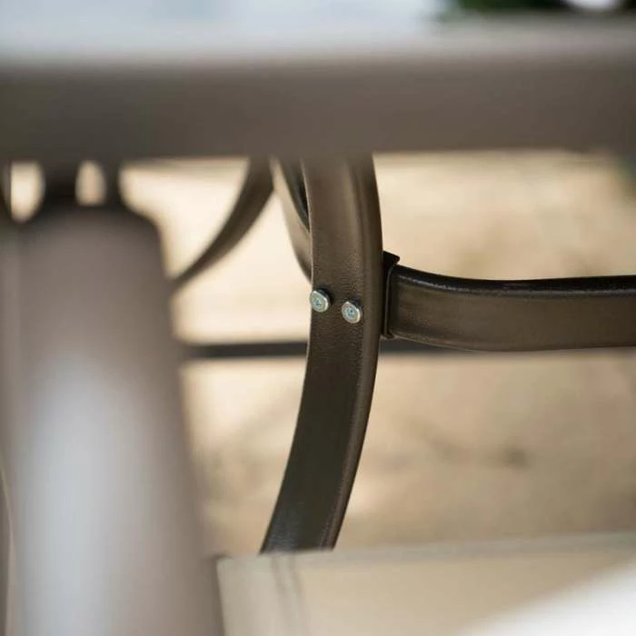 Kennet Reclining 4 Seater Polytex Dining Set In Mocha By Hectare® 7 Kennet Reclining 4 Seater Polytex Dining Set In Mocha By Hectare® - Image 7