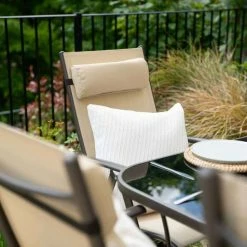 Kennet Reclining 4 Seater Polytex Dining Set In Mocha By Hectare® 18 Kennet Reclining 4 Seater Polytex Dining Set In Mocha By Hectare® -Garden Furniture Shop FU10191BG add image 7 d553