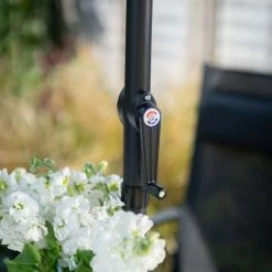 Kennet Reclining 4 Seater Polytex Dining Set In Black By Hectare® -Garden Furniture Shop FU10191 add image 4 78e0