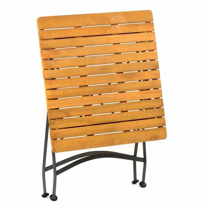 Newark Folding 75cm Square Bistro Side Chair Outdoor Dining Set 4 Newark Folding 75cm Square Bistro Side Chair Outdoor Dining Set - Image 4