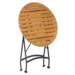 Newark Folding Round Bistro Outdoor Dining Side Chair Set -Garden Furniture Shop FU102038 add image 4 ba4c
