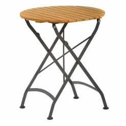 Newark Folding Round Bistro Outdoor Dining Side Chair Set -Garden Furniture Shop FU102038 add image 5 fb9e