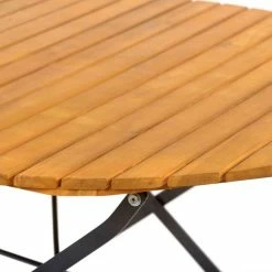 Newark Folding Round Outdoor Dining Set with Arm Chairs -Garden Furniture Shop FU102039 add image 6 8918