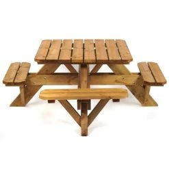 Ambleside 8 Seater Picnic Table -Garden Furniture Shop FU102041 add image 2 c777