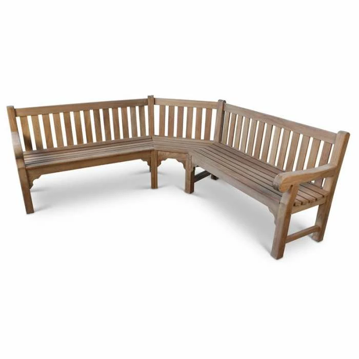 212cm Queensbury Wooden Corner Bench 5 212cm Queensbury Wooden Corner Bench - Image 5