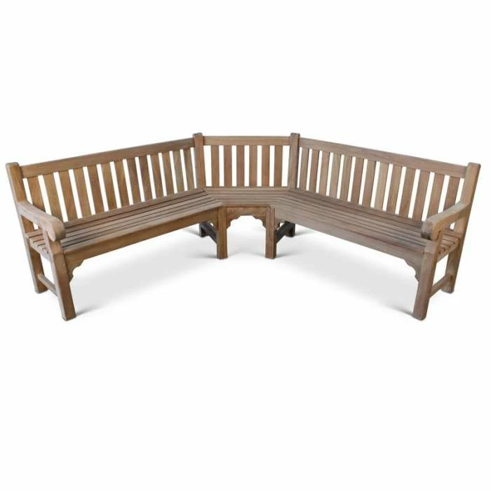 212cm Queensbury Wooden Corner Bench 6 212cm Queensbury Wooden Corner Bench - Image 6