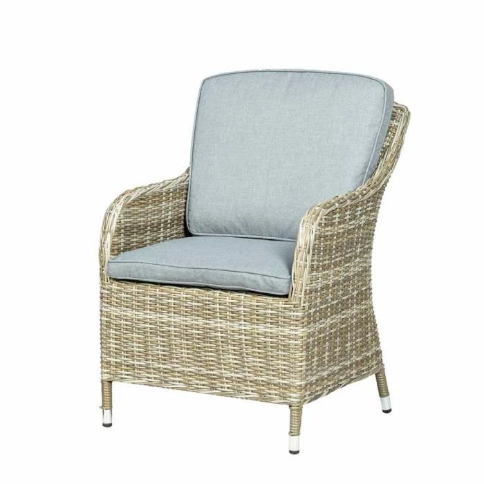 Wentworth Rattan Bistro Set | 70cm Round Table with 2 Imperial Chairs 2 Wentworth Rattan Bistro Set | 70cm Round Table with 2 Imperial Chairs - Image 2