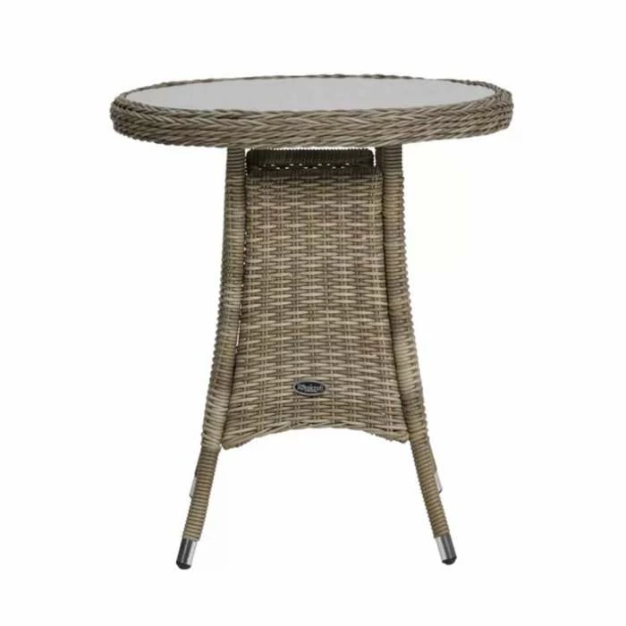 Wentworth Rattan Bistro Set | 70cm Round Table with 2 Imperial Chairs 4 Wentworth Rattan Bistro Set | 70cm Round Table with 2 Imperial Chairs - Image 4