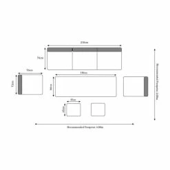 Wentworth Rattan Dining Sofa Set With Adjustable Table 11 Wentworth Rattan Dining Sofa Set With Adjustable Table -Garden Furniture Shop FU102076 add image 5 e427