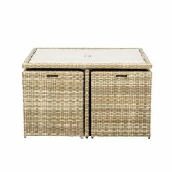 125cm Wentworth 8 Seater Rattan Cube Dining Set -Garden Furniture Shop FU102078 add image 2 23c9