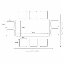 195cm Wentworth 10 Seater Rattan Cube Set -Garden Furniture Shop FU102079 add image 4 4621