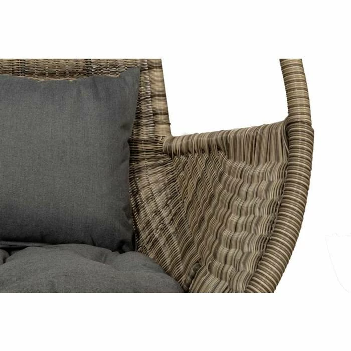 Wentworth Rattan Hanging Pod with Seat and Back Cushions 2 Wentworth Rattan Hanging Pod with Seat and Back Cushions - Image 2