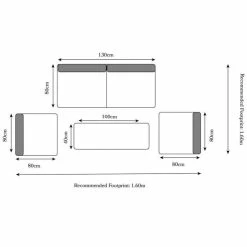 Paris Deluxe 4 Piece Rattan Lounging Set With Coffee Table 13 Paris Deluxe 4 Piece Rattan Lounging Set With Coffee Table -Garden Furniture Shop FU102085 add image 6 e214