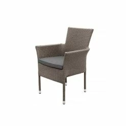 Marlow Ratten 6 Seater Round Stacking Set | 140cm Table with 6 Stacking Chairs -Garden Furniture Shop FU102087 add image 1 cb0d