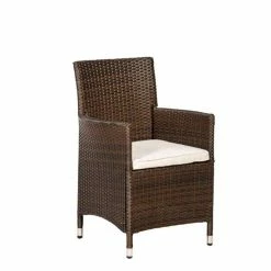 Cannes Mocha Brown 6 Seater Rattan Dining Set -Garden Furniture Shop FU102094 add image 2 2140