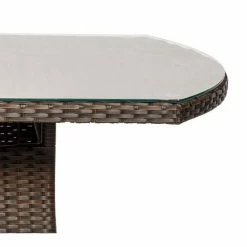 Cannes Mocha Brown 6 Seater Rattan Dining Set -Garden Furniture Shop FU102094 add image 3 61a1