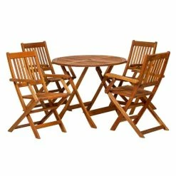 Manhattan Wooden 5 Piece Dining Set