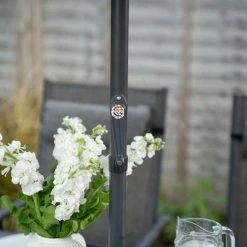 Kennet Reclining 4 Seater Polytex Dining Set In Grey By Hectare® -Garden Furniture Shop FU102196 add image 5 a675