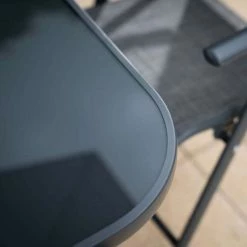 Kennet Reclining 6 Seater Polytex Dining Set In Grey By Hectare® -Garden Furniture Shop FU102197 add image 1 baa8