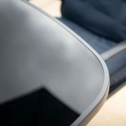 Hadleigh 6 Seater Garden Dining Furniture Set In Navy By Hectare® -Garden Furniture Shop FU102200 add image 4 f7eb