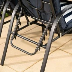 Hadleigh Reclining 6 Seater Garden Dining And Leisure Furniture Set In Navy By Hectare® -Garden Furniture Shop FU102202 add image 1 1652