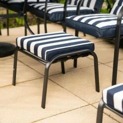 Hadleigh Reclining 6 Seater Garden Dining And Leisure Furniture Set In Navy By Hectare® -Garden Furniture Shop FU102202 add image 8 081a