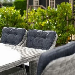 Luxury Rattan 6 Seater Rectangular Garden Dining Set in Pebble by Primrose Living -Garden Furniture Shop FU102391 PRI1296 Primrose Furniture Un Cropped 44 FU102389copyRESIZED ChairsClo 2ef2