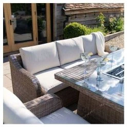 'Peony' Luxury Rattan 8 Seater Garden Sofa Set with Rectangular Fire Pit Table and Stools by Primrose Living 18 'Peony' Luxury Rattan 8 Seater Garden Sofa Set with Rectangular Fire Pit Table and Stools by Primrose Living -Garden Furniture Shop FU102400 8 bddd