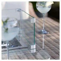 'Peony' Luxury Rattan 8 Seater Garden Sofa Set with Rectangular Fire Pit Table by Primrose Living -Garden Furniture Shop FU102403 7 59bc