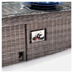 'Peony' Luxury Rattan 8 Seater Garden Sofa Set with Rectangular Fire Pit Table in Stone by Primrose Living 12 'Peony' Luxury Rattan 8 Seater Garden Sofa Set with Rectangular Fire Pit Table in Stone by Primrose Living -Garden Furniture Shop FU102404 2 008f