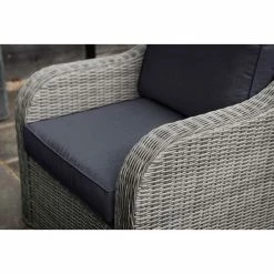 'Peony' Luxury Rattan 4 Seater Modular Garden Sofa Set with Coffee Table in Pebble by Primrose Living 6 'Peony' Luxury Rattan 4 Seater Modular Garden Sofa Set with Coffee Table in Pebble by Primrose Living -Garden Furniture Shop FU102410 Light Grey ChairClose 5b77