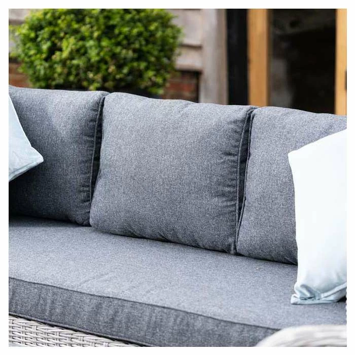 'Peony' Luxury Rattan 5 Seater Garden Sofa Set with Coffee Table in Pebble by Primrose Living 5 'Peony' Luxury Rattan 5 Seater Garden Sofa Set with Coffee Table in Pebble by Primrose Living - Image 5