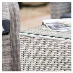 'Peony' Luxury Rattan 5 Seater Garden Sofa Set with Coffee Table in Pebble by Primrose Living 15 'Peony' Luxury Rattan 5 Seater Garden Sofa Set with Coffee Table in Pebble by Primrose Living -Garden Furniture Shop FU102436 6 bca7