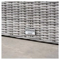 'Peony' Luxury Rattan 4 Seater Garden Sofa Set with Coffee Table in Pebble by Primrose Living -Garden Furniture Shop FU102437 2 2c55
