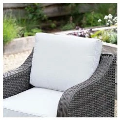 'Peony' Luxury Rattan 5 Seater Garden Sofa Set with Coffee Table in Stone by Primrose Living -Garden Furniture Shop FU102441 4 51aa