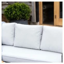 'Peony' Luxury Rattan 5 Seater Garden Sofa Set with Coffee Table in Stone by Primrose Living -Garden Furniture Shop FU102441 5 35fd