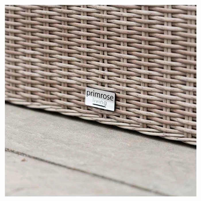 'Peony' Luxury Rattan 4 Seater Garden Sofa Set with Coffee Table by Primrose Living 3 'Peony' Luxury Rattan 4 Seater Garden Sofa Set with Coffee Table by Primrose Living - Image 3