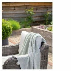 Classic Rattan 8 Seater Garden Sofa Set with Rectangular Rising Table and Parasol in Stone by Primrose Living -Garden Furniture Shop FU102460 1 f5f6