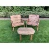 Charles Taylor Wooden Garden Grand Twin Angled with Coffee Table
