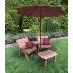 Charles Taylor Wooden Garden Grand Twin Angled with Coffee Table